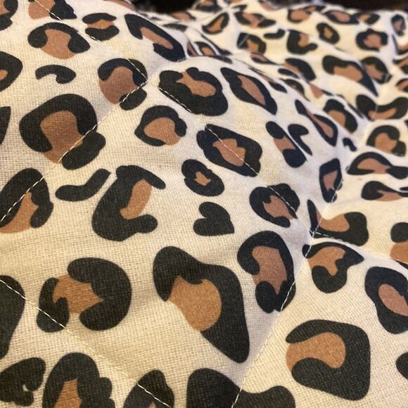 Mudpie cheetah print puffer vest small - Picture 6 of 6